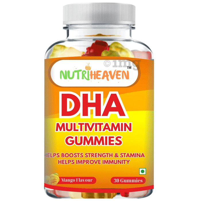 Nutri Heaven DHA Multivitamin Gummies Mango