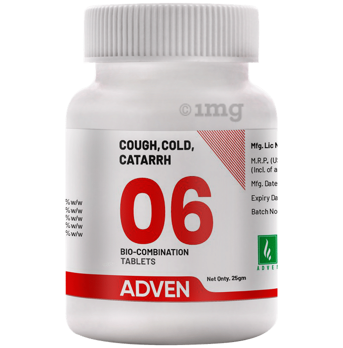Adven Cough Cold Catarrh 06 Biocombination Tablet