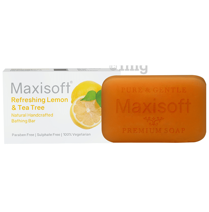 Maxisoft Refreshing Lemon & Tea Tree Bathing Bar (75gm Each)