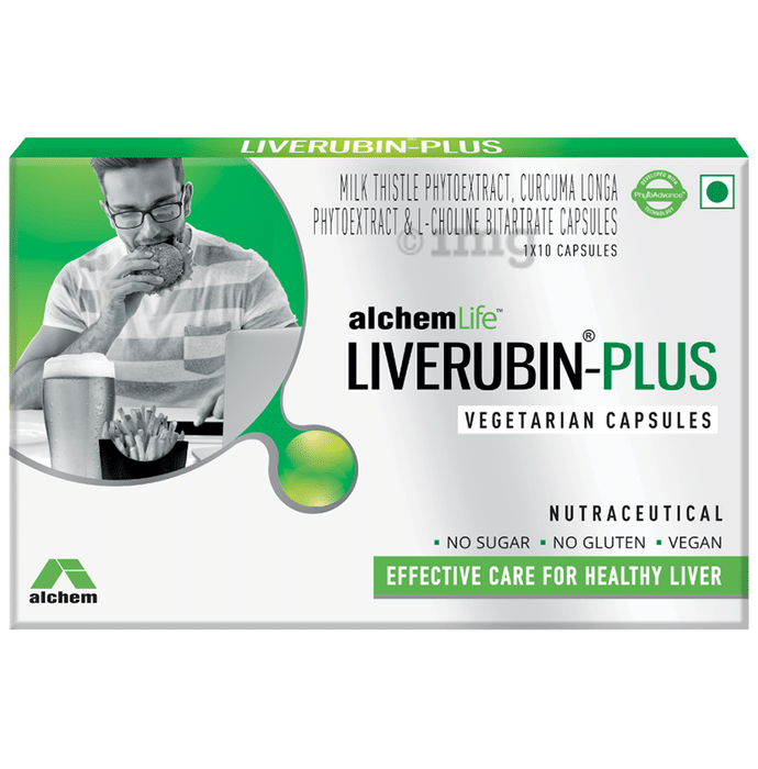 Liverubin - Plus Vegetarian Capsule (10 Each)