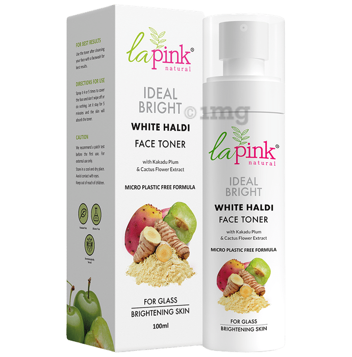 La Pink Ideal Bright White Haldi Face Toner for Brightening Skin