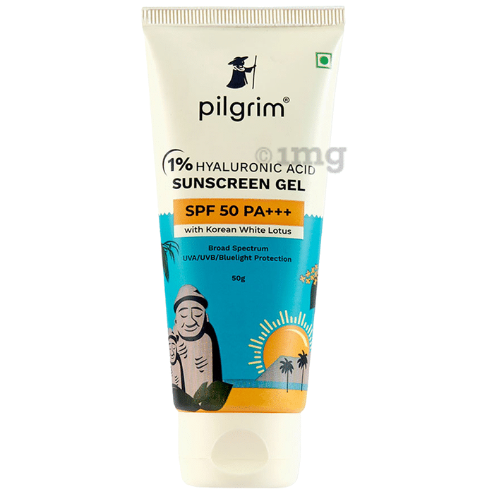 Pilgrim 1% Hyaluronic Acid Sunscreen Gel SPF 50 PA+++