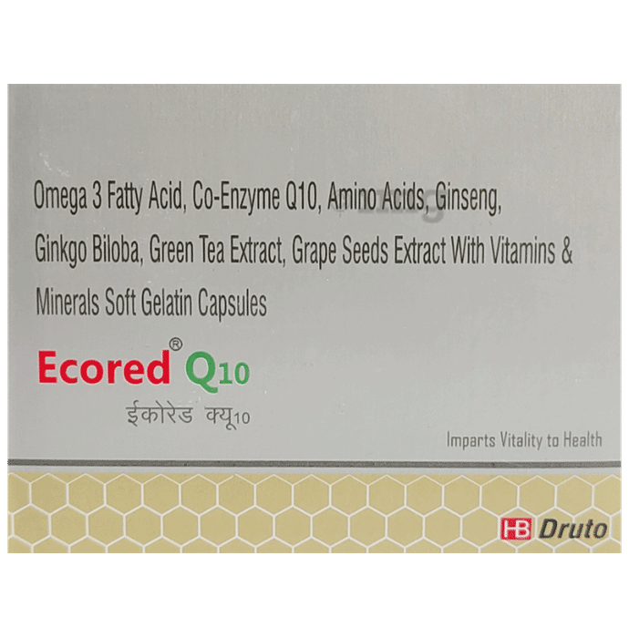 Ecored Q10 Soft Gelatin Capsule