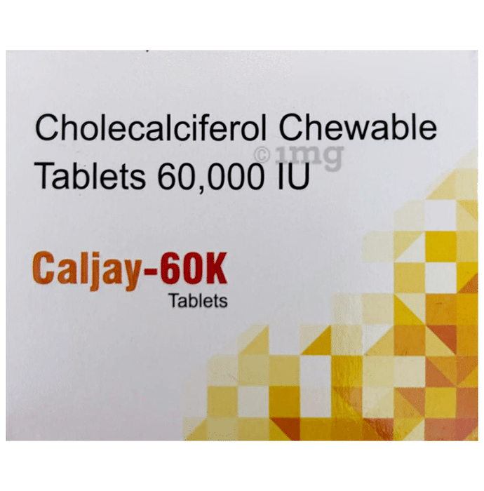 Caljay 60K Chewable Tablet