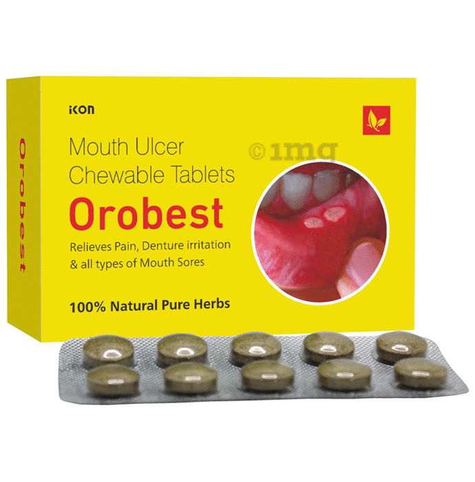 Orobest Chewable Tablet for Mouth Ulcer (10 Each)