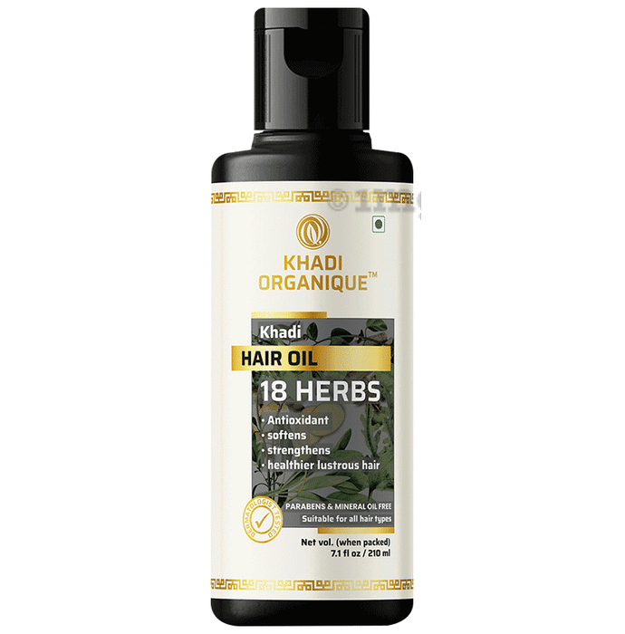 Khadi Organique Hair Oil 18 Herbs