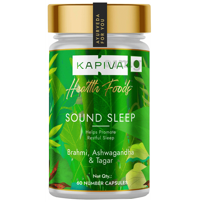 Kapiva Health Foods Sound Sleep Capsules | Helps Promote Restful Sleep