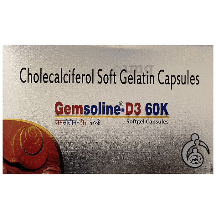 Gemsoline-D3 60K Capsule for Bone and Immune Health