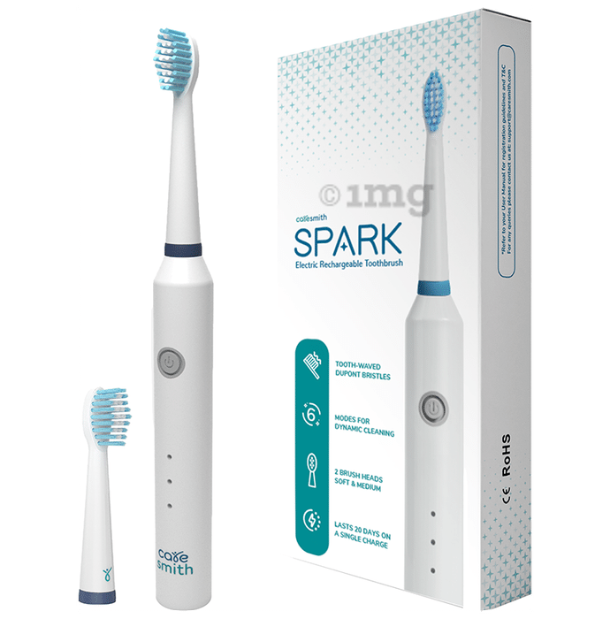 Caresmith Spark Rechargeable Electric Toothbrush White