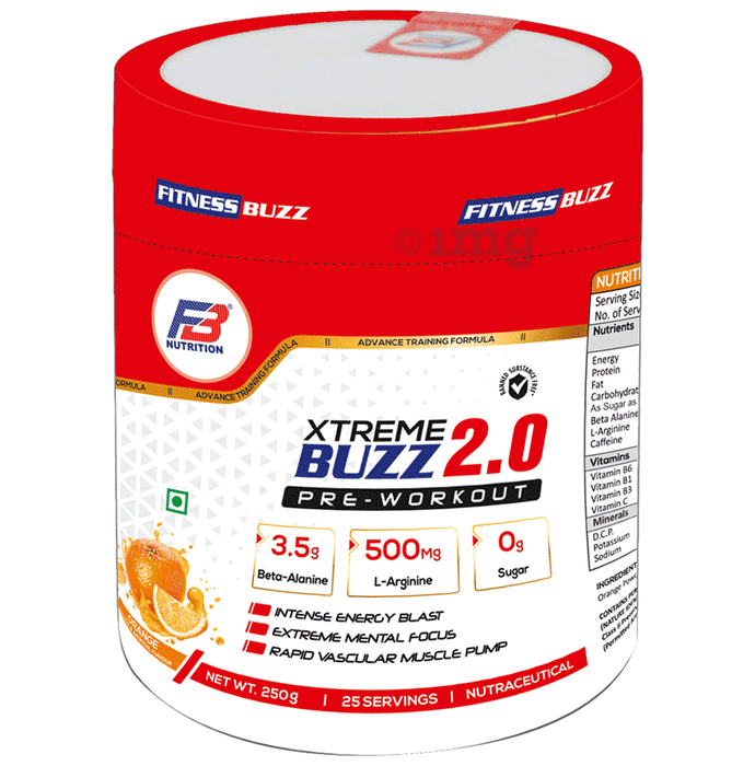 FB Nutrition Xtreme Buzz 2.0 Pre-Workout Orange