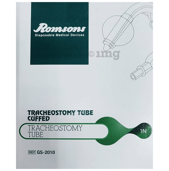 Romsons Tracheostomy Tube Cuffed 6
