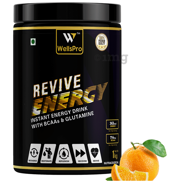 WellsPro Revive Instant Energy Drink (1kg Each) Orange