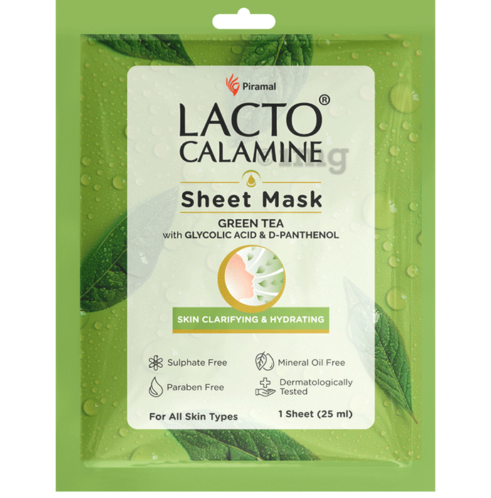 Lacto Calamine Green Tea Sheet Mask