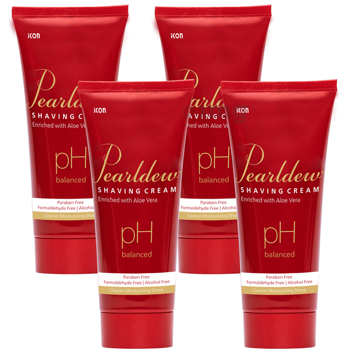 Pearldew PH Balanced Shaving Cream (100gm Each)