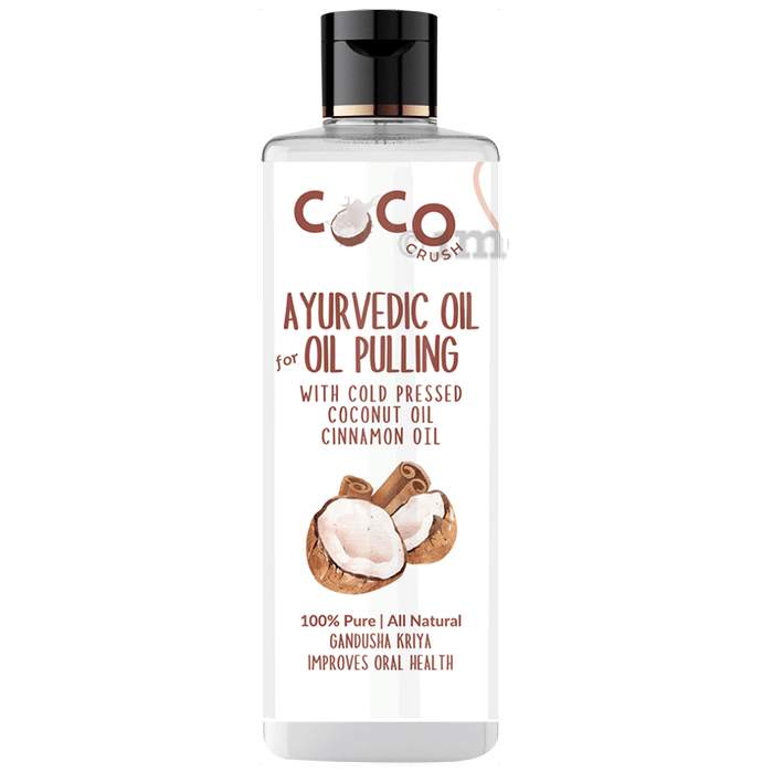 Coco Crush Ayurvedic Oil for Oil Pulling with Cold-pressed Coconut Oil & Cinnamon Oil