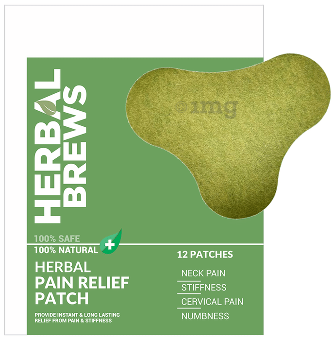 Herbal Brews Pain Relief Patch for Neck Pain