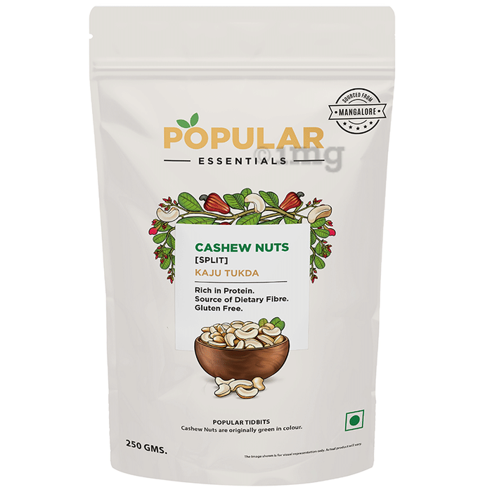 Popular Essentials Cashews Nuts Split