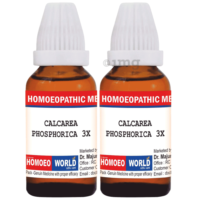 Dr. Majumder Homeo World Calcarea Phosphorica Dilution(30ml Each) 3X