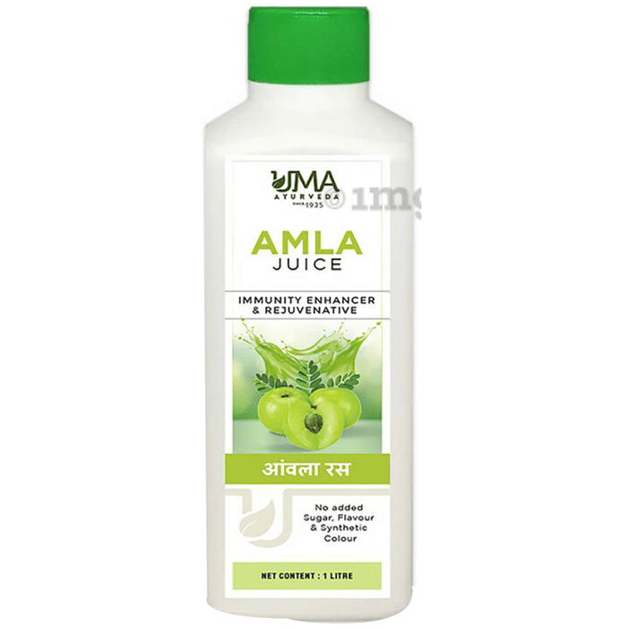 Uma Ayurveda Amla Juice | Helpful in Weak Digestion| Suitable for Healthy Hair and Skin