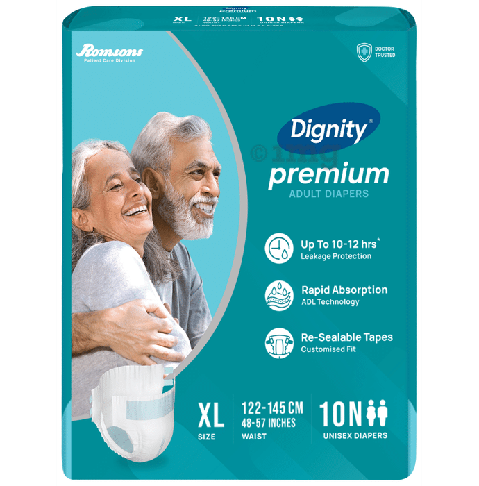 Dignity Premium Adult Unisex Diaper | Size XL