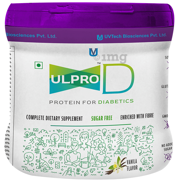 Ulpro D Protein Powder for Diabetics Powder Vanilla Sugar Free