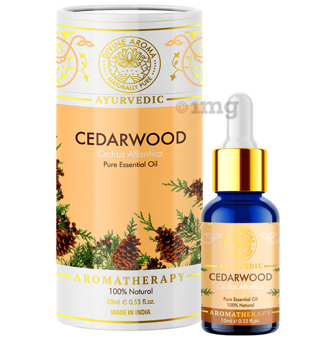 Divine Aroma Ayurvedic 100% Natural Pure Essential Oil Cedarwood