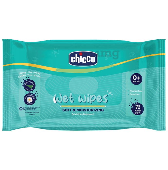 Chicco Wet Wipes Soft & Moisturizing