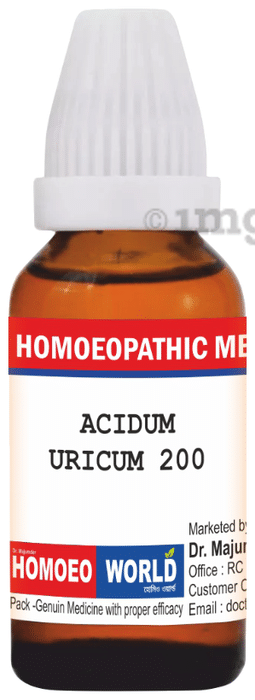 Dr. Majumder Homeo World Acidum Uricum Dilution (30ml Each) 200