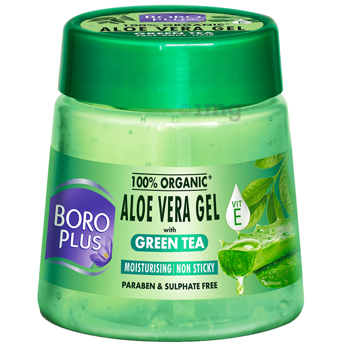 Boroplus 100% Organic Aloe Vera Gel with Green Tea