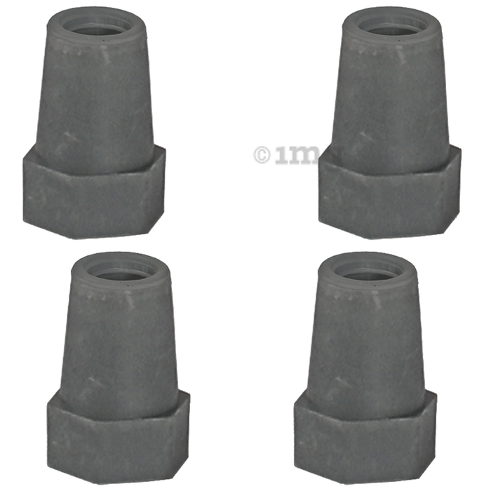 Vissco 0915A  Rubber Tips/Shoes for Crutches Grey Universal