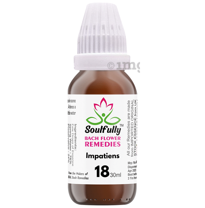 Soulfully Impatiens Bach Flower Remedies Drops