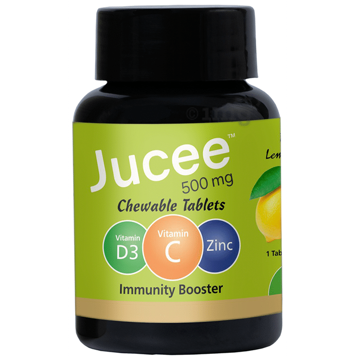 Jucee 500mg Chewable Tablet (60 Each) Delicious Lemon