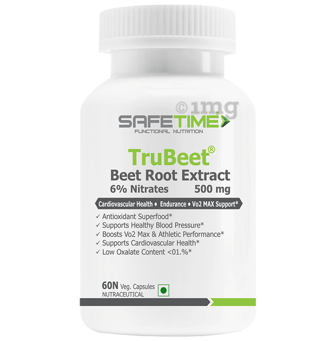 Safe Time Trubeet Beet Root Extract Veg Capsule