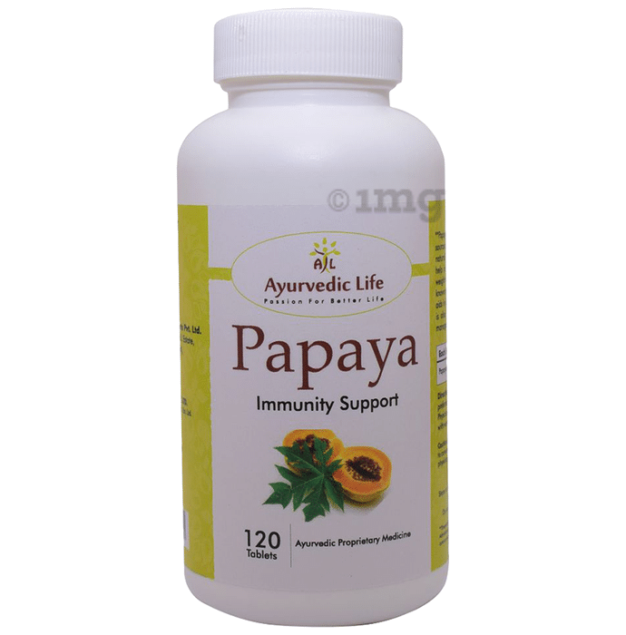 Ayurvedic Life Papaya Immunity Support Tablet
