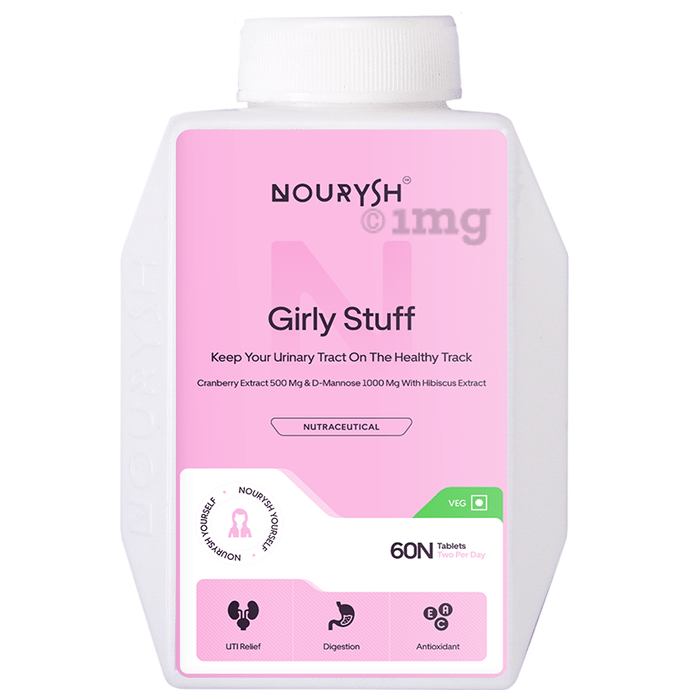 Nourysh Girly Stuff Cranberry Supplement Tablet for UTI