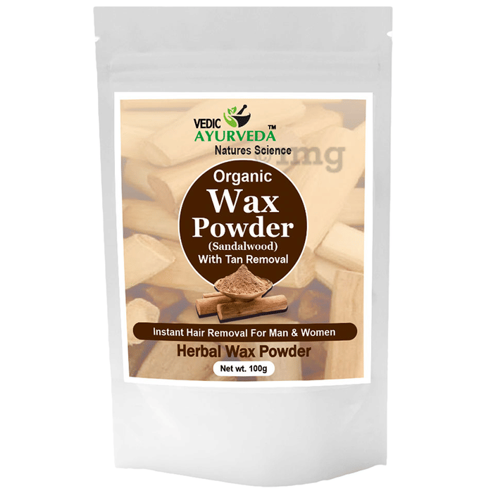 Vedic Ayurveda Sandalwood Herbal Wax Powder Buy packet of 100.0 gm