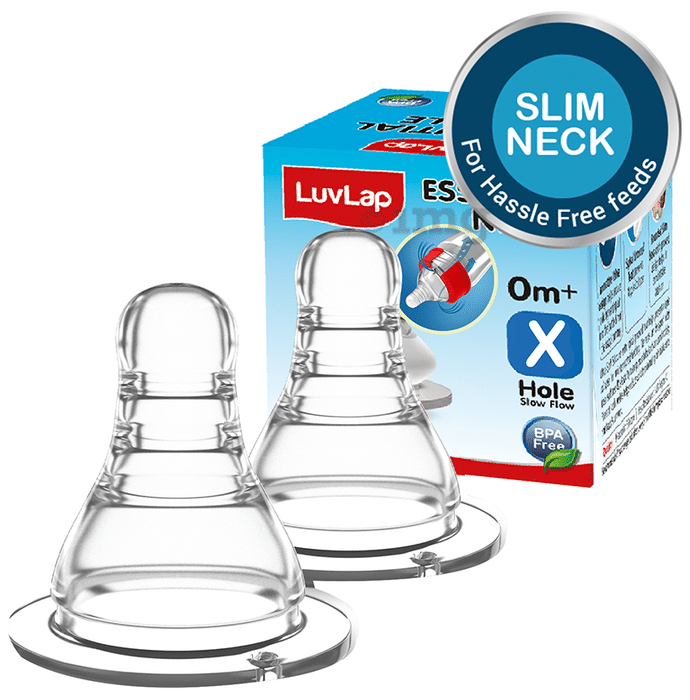 LuvLap Essential Nipple for Slim Neck XL Variable Flow