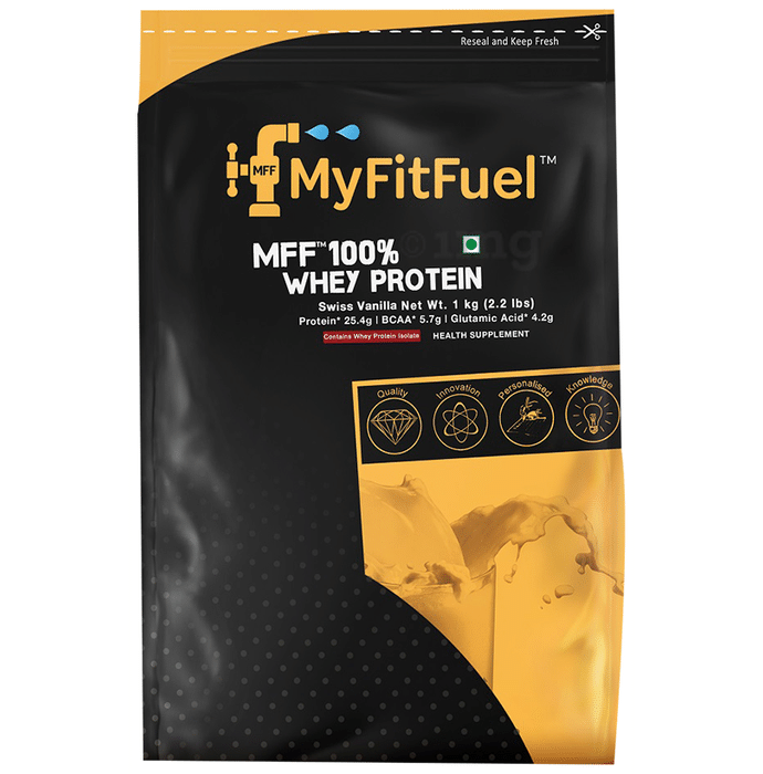 MyFitFuel 100% Whey Protein Powder Swiss Vanilla