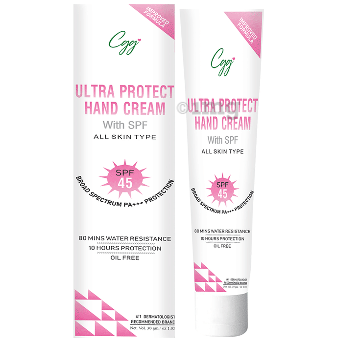 CGG Cosmetics Ultra Protect Hand Cream SPF45 (30gm Each)