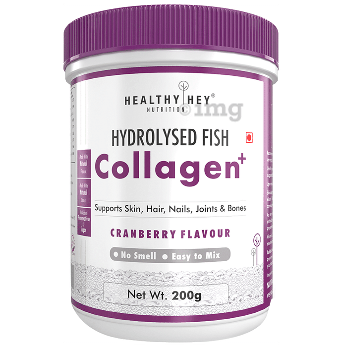 HealthyHey Nutrition Hydrolysed Fish Collagen+ Cranberry