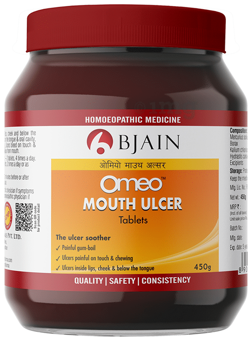 Bjain Omeo Mouth Ulcer Tablet