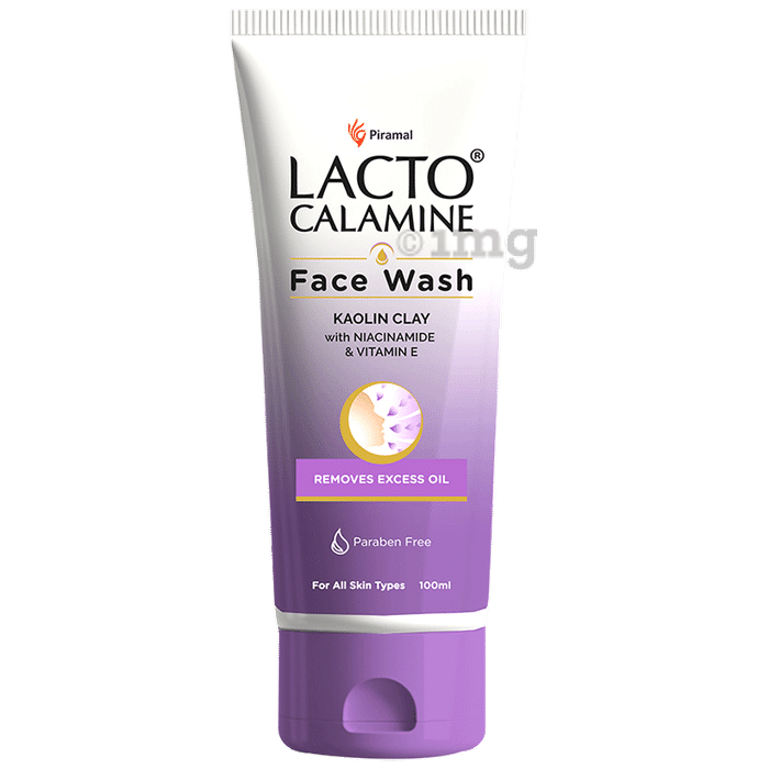 Lacto Calamine Kaolin Clay Face Wash | Paraben-Free | For All Skin Types
