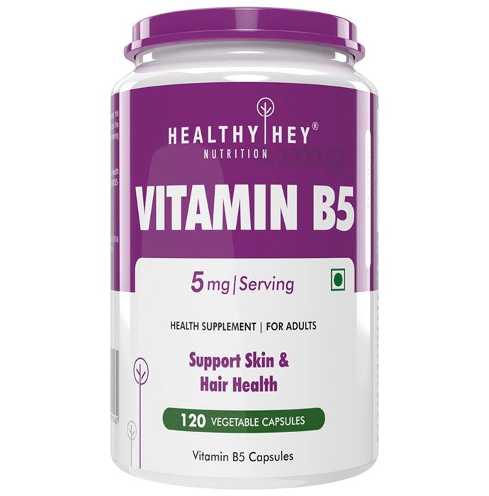 HealthyHey Nutrition Vitamin B5 Vegetable Capsule