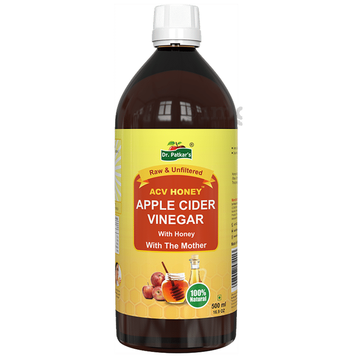 Dr. Patkar's Apple Cider Vinegar with Honey & The Mother | Raw & Unfiltered for Weightloss