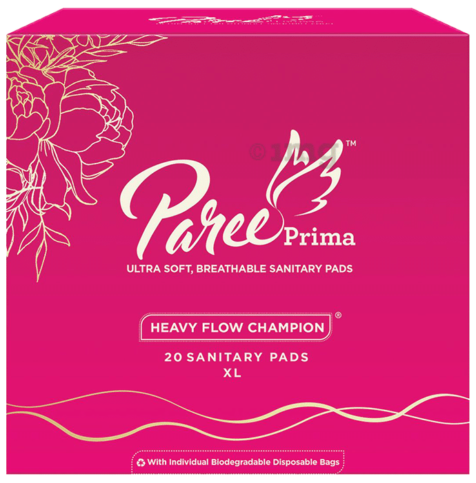 Paree Prima Ultra Soft Breathable Sanitary Pads XL