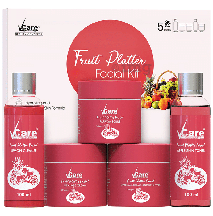 VCare Fruit Platter Facial Kit (150gm Each))