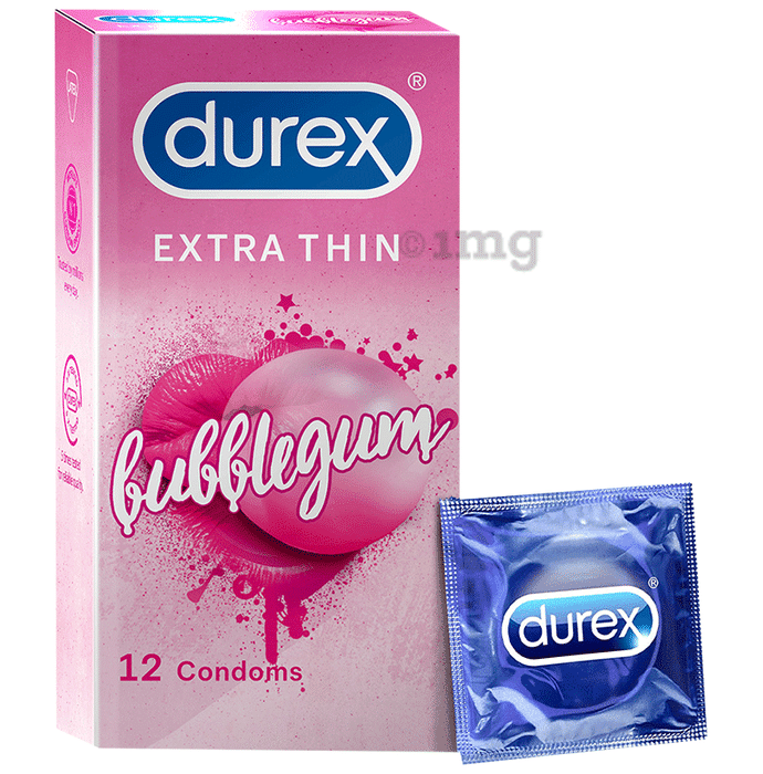 Durex Extra Thin Condom Bubblegum