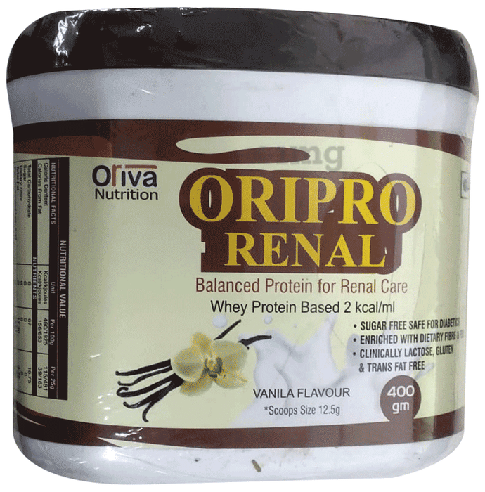 Oripro Whey Protein for Renal Care Powder Vanilla