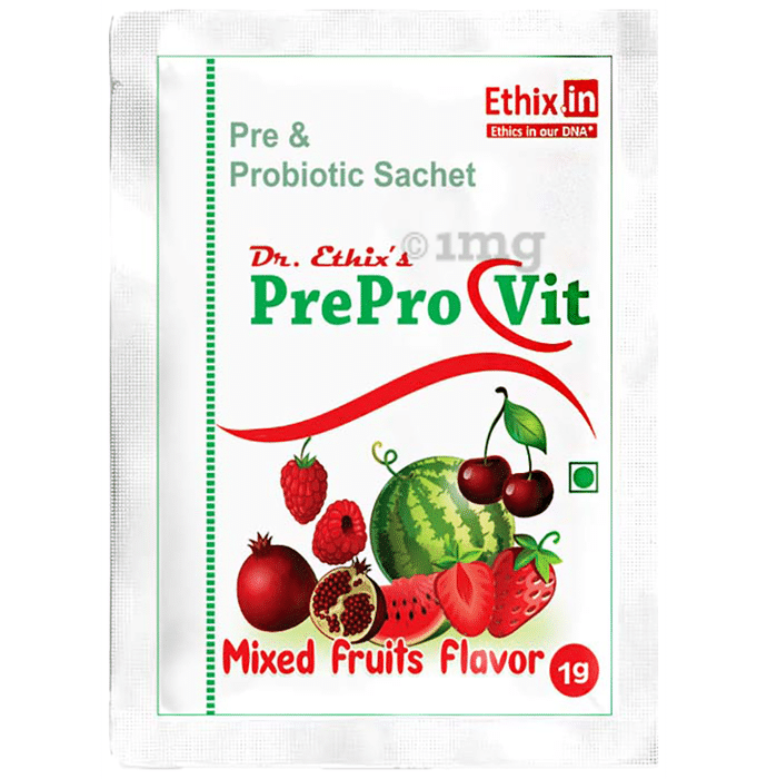 Dr. Ethix PreproVit  Sachet (1gm Each) Mixed Fruit