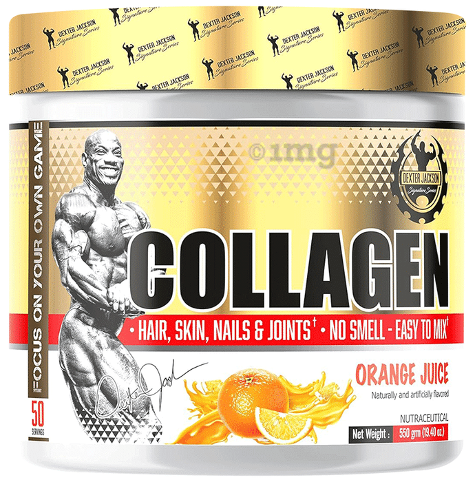 Dexter Jackson Collagen  Powder Orange Juice